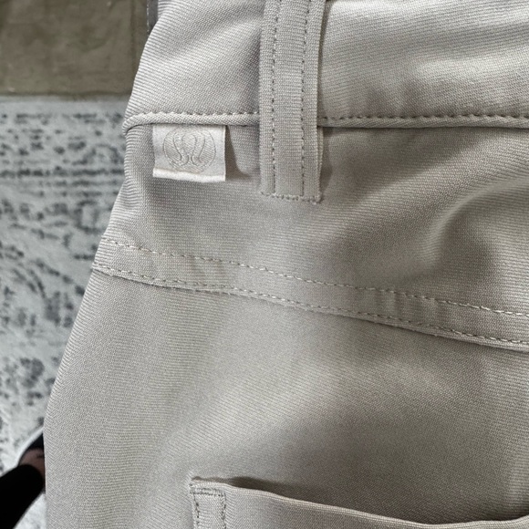 Lululemon ABC Slim-Fit 5-Pocket Pant in a light beige colorway - Picture 10 of 11